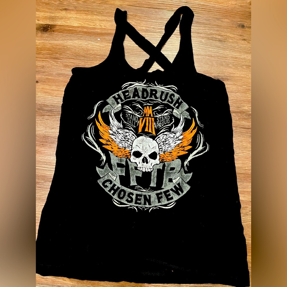 HEADRUSH racer back tank top!!